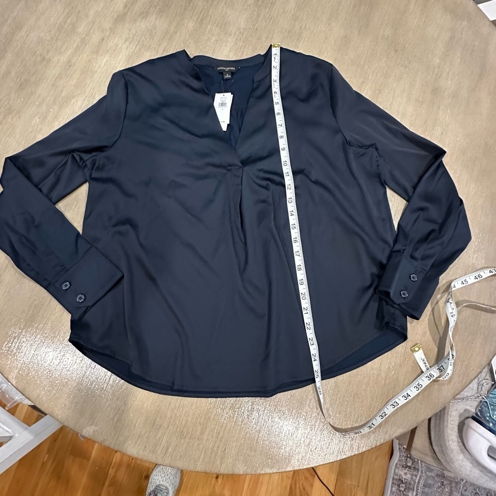 Banana Republic Midnight Blue Blouse - Picture 6 of 7